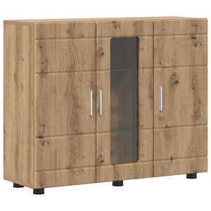 vidaXL Cabinet en Bois Chêne artisanal 88 5 x 30 5 x 73 cm