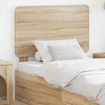 vidaXL Tête de lit Chêne Sonoma 100 cm Bois d'ingénierie