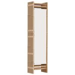 vidaXL Cloison de séparation pliante 6 panneaux 240 cm Bambou et toile