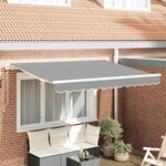 vidaXL Cadre de auvent Blanc 3 x 2 m Métal