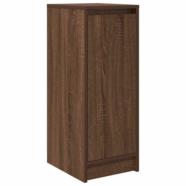 vidaXL Armoire à chaussures chêne marron 29 5x34x76 cm bois ingénierie