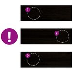 vidaXL Marches d'escalier 2 Pièces marron foncé 80x30x2 cm chêne massif