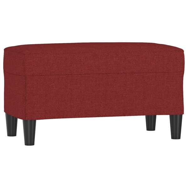 vidaXL Banc Rouge bordeaux 70x35x41 cm Tissu