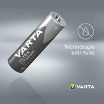 Blister de 4 piles Lithium LR6/AA VARTA