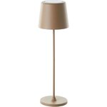 Lampe à poser LED Kaami Métal et plastique - Cappuccino - 2W - IP44