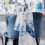 Tasse en porcelaine fine -  paon royal