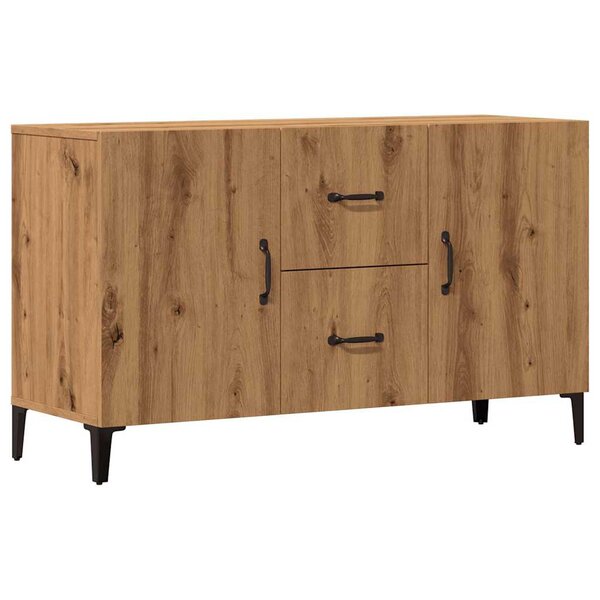 vidaXL Buffet chêne artisanal 100x36x60 cm bois d'ingénierie