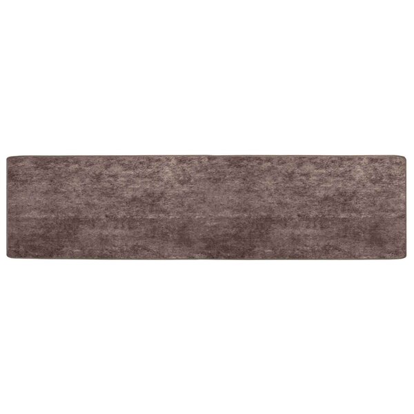 vidaXL Coureur de Tapis MARSA Gris 50 x 200 cm Polyester et PVC