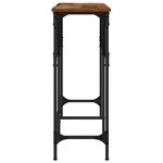vidaXL Table console Bois ancien 140 x 29 x 75 cm Bois d'ingénierie