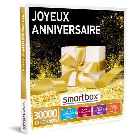 Smartbox - coffret cadeau - joyeux anniversaire