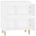 vidaXL Buffet Blanc 60x35x70 cm Bois d'ingénierie