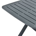 vidaXL Table pliable de jardin Vert 79x72x70 cm Plastique