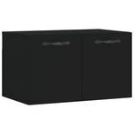 vidaXL Armoire murale Noir 60x36 5x35 cm Bois d'ingénierie