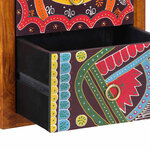vidaXL Cabinet de chevet Marron 35 x 30 x 40 cm Bois d'acacia massif