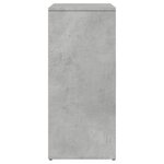vidaXL Buffets 2 Pièces gris béton 60x31x70 cm bois d'ingénierie
