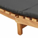 vidaXL Transat de jardin Marron 198 x 55 x 58 5 cm Bois de teck massif