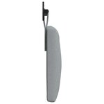 vidaXL Tête de lit suspendue Gris clair Tissu