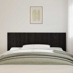 vidaXL Tête de lit Chêne noir 200 x 1.5 x 80 cm Bois d'ingénierie