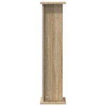 vidaXL Support de Plante 2 pc Chêne Sonoma 25 x 25 5 x 100 5 cm
