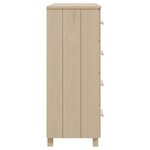 vidaXL Buffet HAMAR Marron miel 79x40x103 5 cm Bois massif de pin