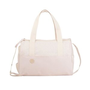 Sac à langer Pocketstyle - Plan à langer  Housse isotherme  Pochette  Attaches-poussette  Crème