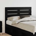 vidaXL Tête de lit Chêne noir 135 cm Bois d'ingénierie