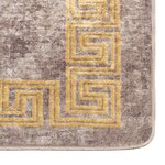 vidaXL Coureur de Tapis MARSA Gris 80 x 400 cm Polyester et PVC