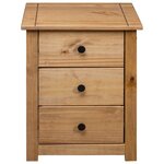 vidaXL Table de chevet 46x40x57 cm Pin Gamme Panama