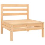 Salon de jardin meuble d'extérieur ensemble de mobilier 9 pièces bois de pin massif 02_0018194