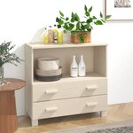 vidaXL Buffet HAMAR Marron miel 85x35x80 cm Bois massif de pin