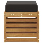 vidaXL Banc de jardin Bois d'Acacia Massif Naturel