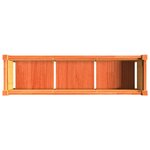 vidaXL Jardinières avec pieds et pieds 110x31x70 cm bois de pin massif