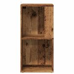 vidaXL Armoire d'angle vieux bois 33x33x67 cm bois ingénierie