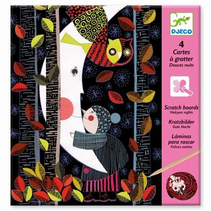 Djeco DJ09720 - Cartes à gratter Douces Nuits