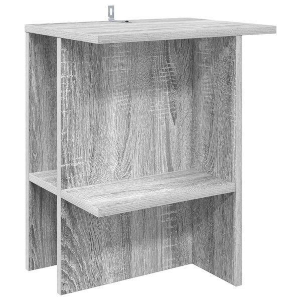 vidaXL Table basse Sonoma gris 40 x 30 x 49 cm Bois d'ingénierie