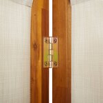 vidaXL Cloison de séparation 3 panneaux gris clair 210x180 cm