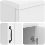 vidaXL Bureau Blanc brillant 142 5 x 50 x 75 cm Bois d'ingénierie