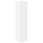 vidaXL Buffet haut blanc 40x42 5x185 cm bois d'ingénierie