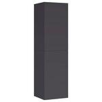 vidaXL Meuble TV Gris 30 5x30x110 cm Aggloméré