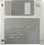 Monnaie FLOPPY DISK TechStalgic 2 Oz Argent 2$ Niue 2024