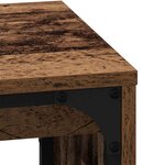 vidaXL Table basse gigogne 3 Pièces Bois ancien 60 x 35 x 56 cm