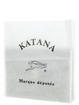 Serviette cartable homme Premium en cuir - KATANA - 3 soufflets - 41 cm - 31013-Marron