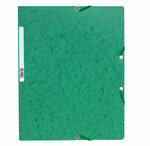 Chemise à élastiques sans Rabats carton 400g 24x32 cm Vert EXACOMPTA