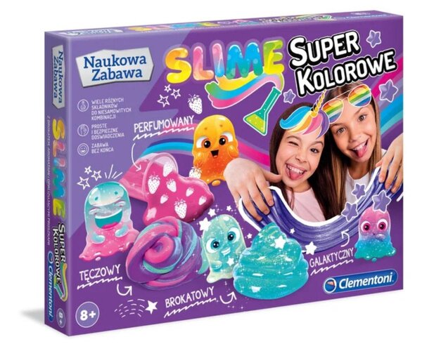 Coffret scientifique  50636 Science  and  Jeu - slime super coloré