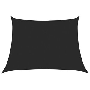 vidaXL Voile d'ombrage 160 g/m² Noir 4/5x3 m PEHD