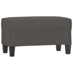 Banc banquette 70 x 35 x 41 cm synthétique gris 02_0010617