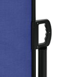 vidaXL Auvent latéral rétractable bleu 140x500 cm