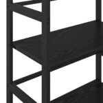 vidaXL Étagère Chêne noir 60 x 29 5 x 81 cm Bois d'ingénierie