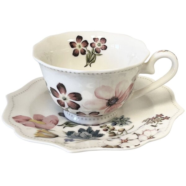 Méa - tasse et soucoupe en porcelaine fine