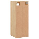 vidaXL Armoire murale chêne sonoma 34 5x34x90 cm